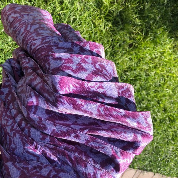 NWT Adrianna Papell metallic purple dress - Picture 9 of 10